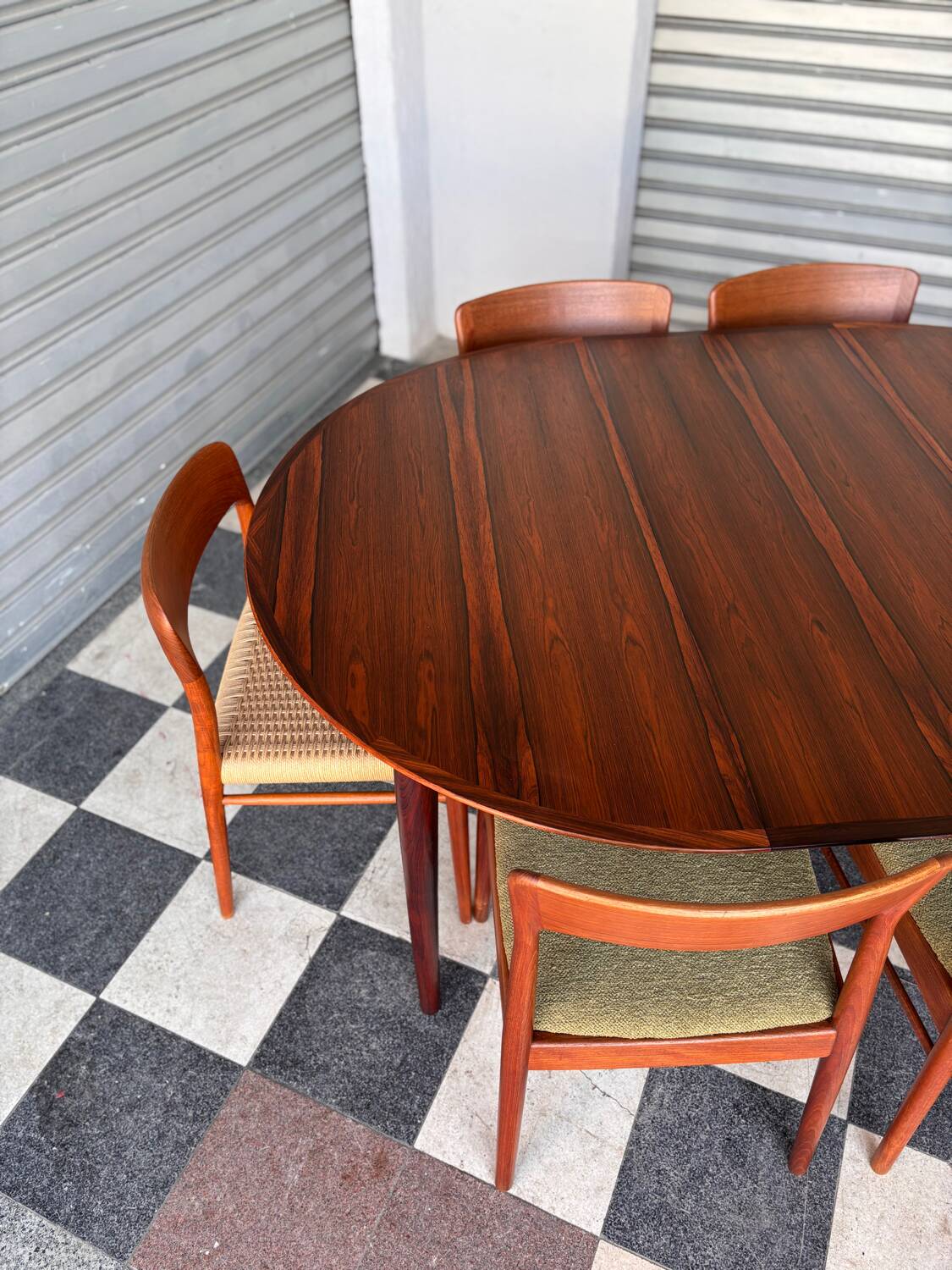 Table Arne Vodder en palissandre