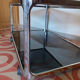 Table basse sur roulettes, années 70