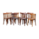 Set of 8 mixed Bistro 50's chairs