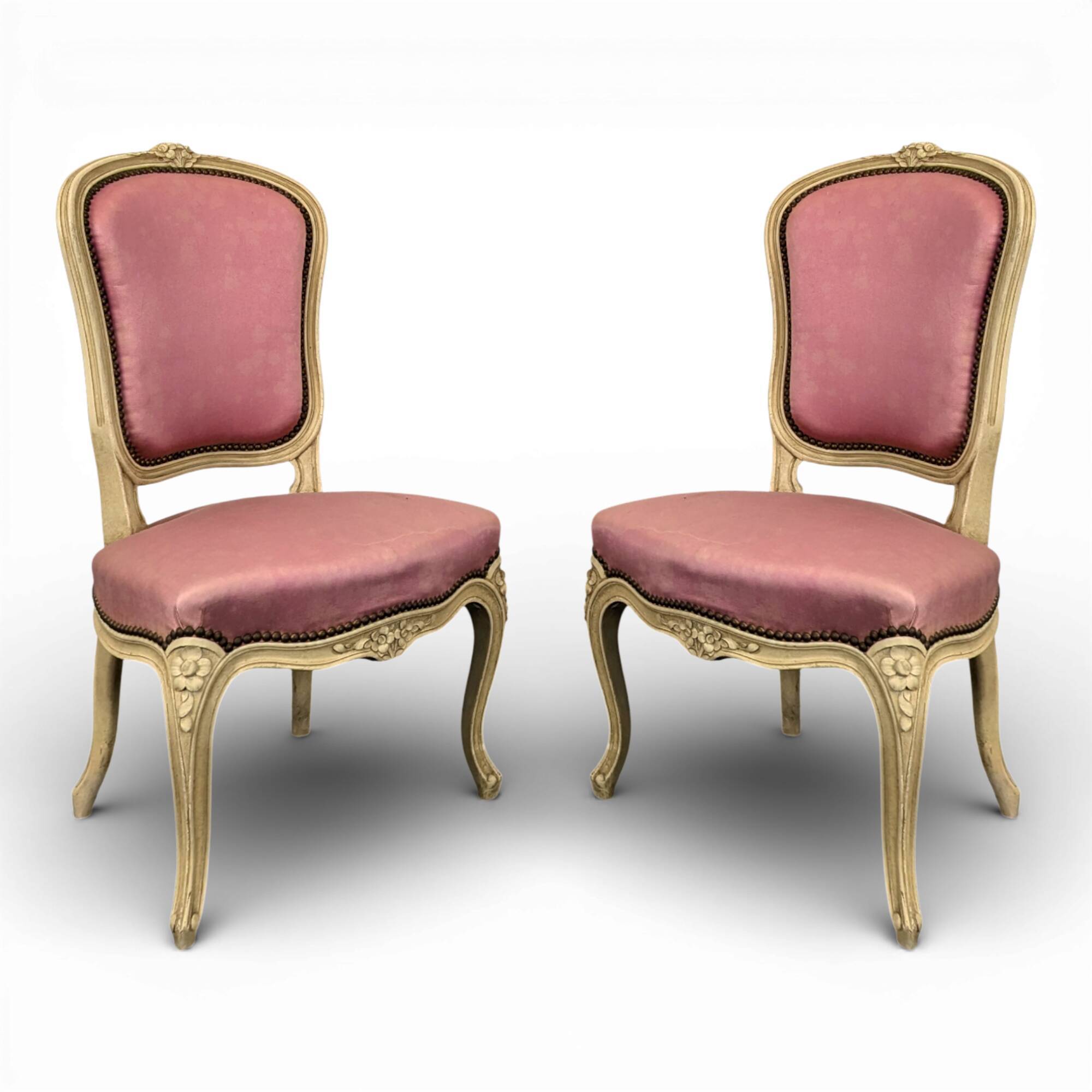 Pair of Louis XV style chairs