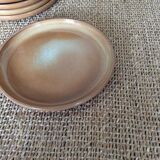 6 stoneware dessert plates