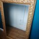 Miroir biseauté doré