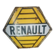 Old garage enamelled plate "renault"