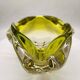 1950s large triangular ashtray - centerpiece or catch-all in Murano glass by Flavio Poli. Made in Italy. 20 x 17 x 13.5 h cm / 2.8 kg.