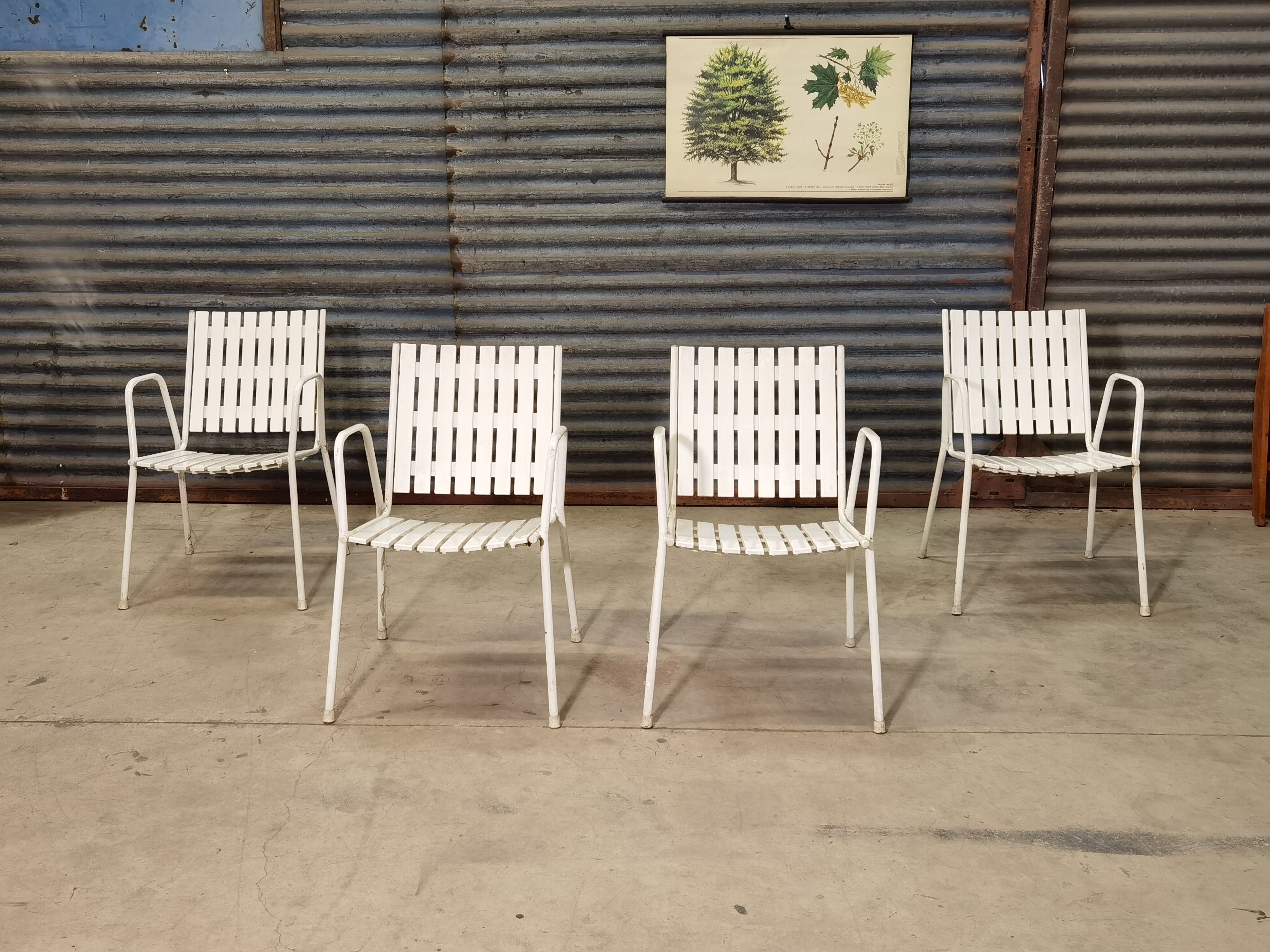 Set of 4 garden chairs Emu 1970