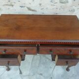 Walnut chippendale desk
