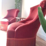 Paire de fauteuils crapauds