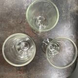 Set of 3 absinthe glasses