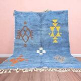 Natural handmade Moroccan rug 3 x 2 m