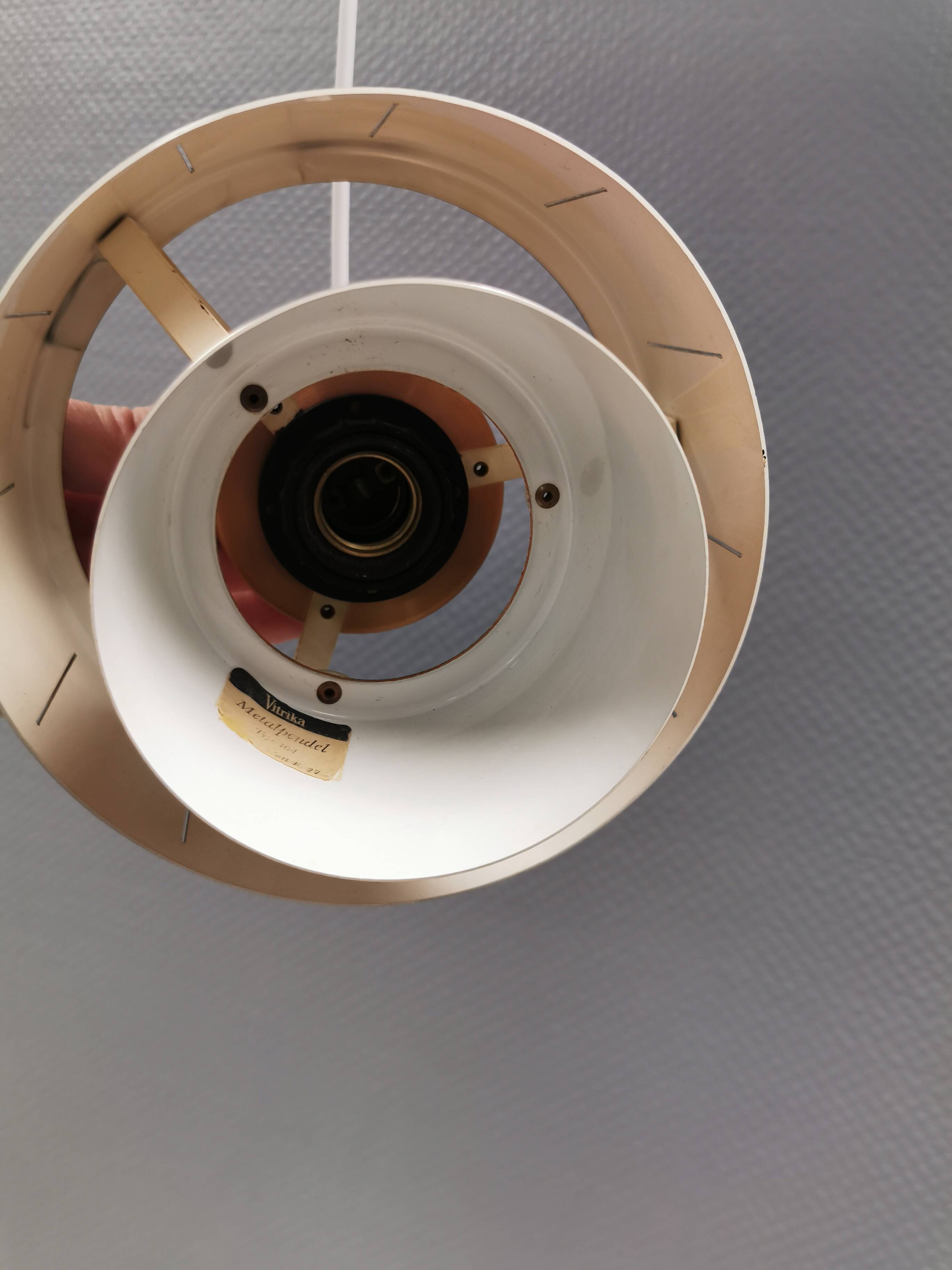 Small Vitrika hanging lamp from the 1980s Denmark
