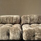 Canapé camaléonda en velours ras par Bellini pour B&B italia, design 1970