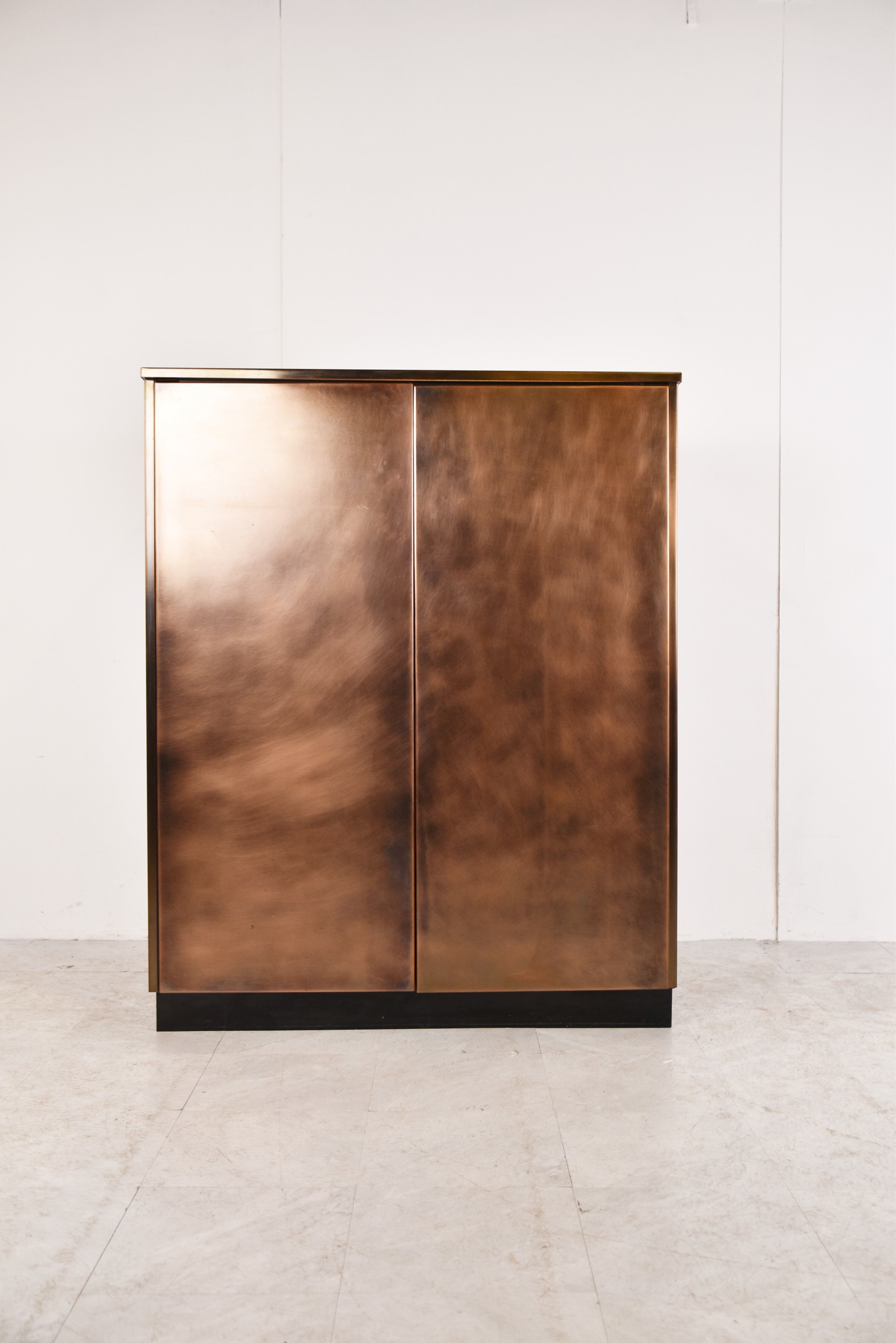 Vintage  belgochrom bar cabinet, 1980s