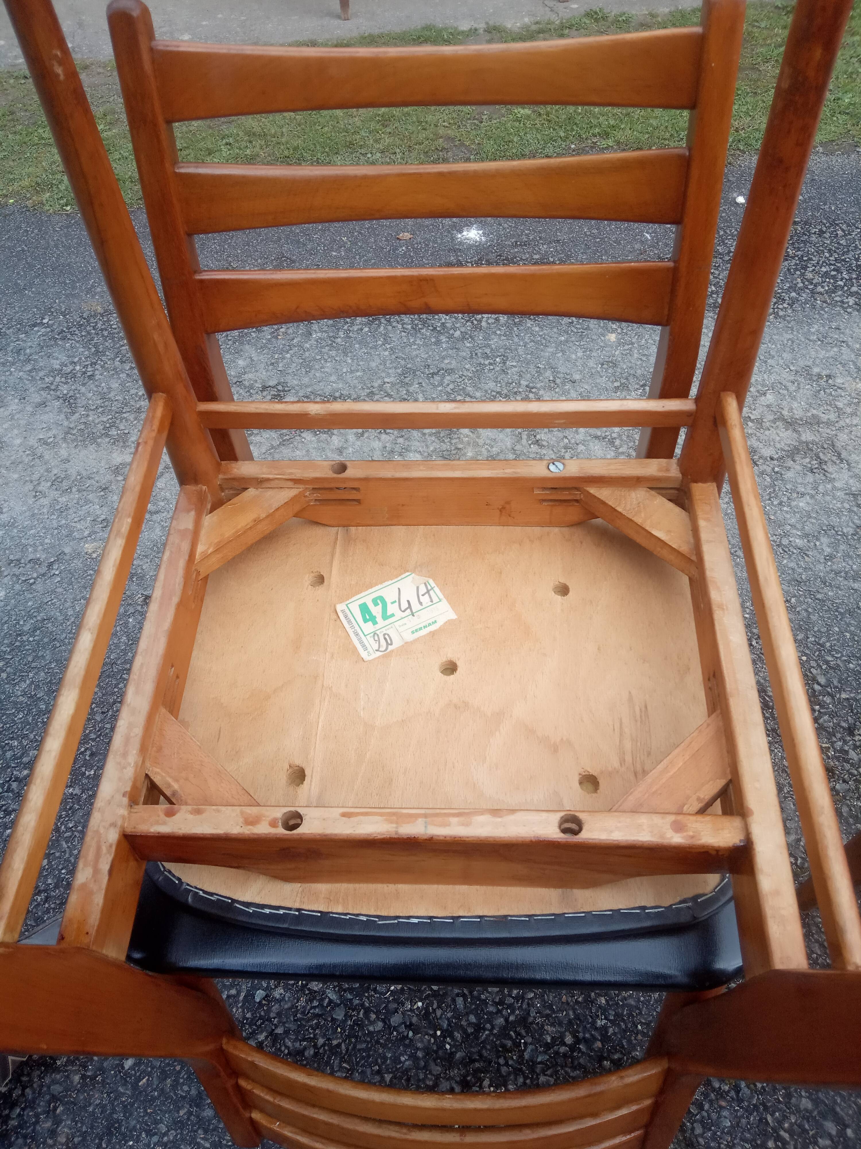 Lot de 3 chaises style scandinave