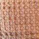 Coussin Gaufré vieux rose