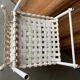 4 white Lounge Chairs Triconfort - Aluminium and plastic - 1980's