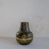 Art Deco vase in bronze and brass by SVM Handarbete, Sweden 1940s
