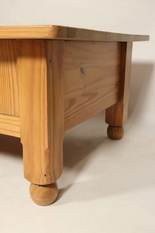 Table basse Style Ethnique Boho Table Vintage Couleur Claire Bois