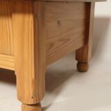 Table basse Style Ethnique Boho Table Vintage Couleur Claire Bois