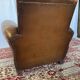 Vintage club armchair in cowhide leather