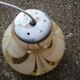 Vintage marbled Murano glass pendant light.