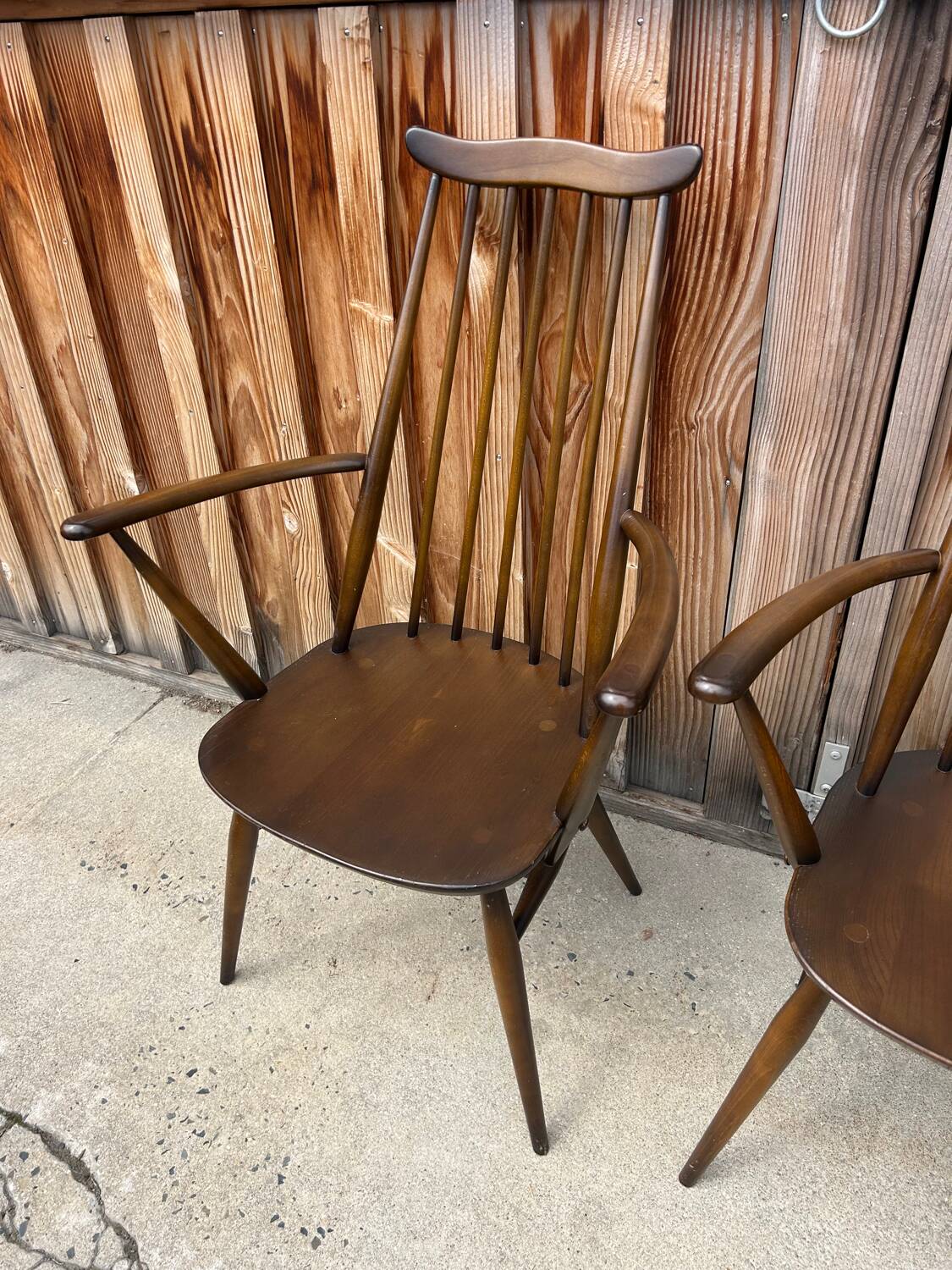 Pair of Ercol armchairs