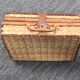 Wicker suitcase