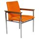 Danish orange chair by Sigvard Bernadotte for France & Søn 1970s