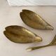 Brass flower, petal ashtray from the 60s and 70s