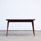 Scandinavian mahogany dining table 1960