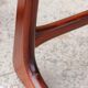 Pair of sleigh chairs by baumann, france circa 1960