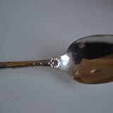 12 Silver-plated metal mocha spoons with Russian handle + box