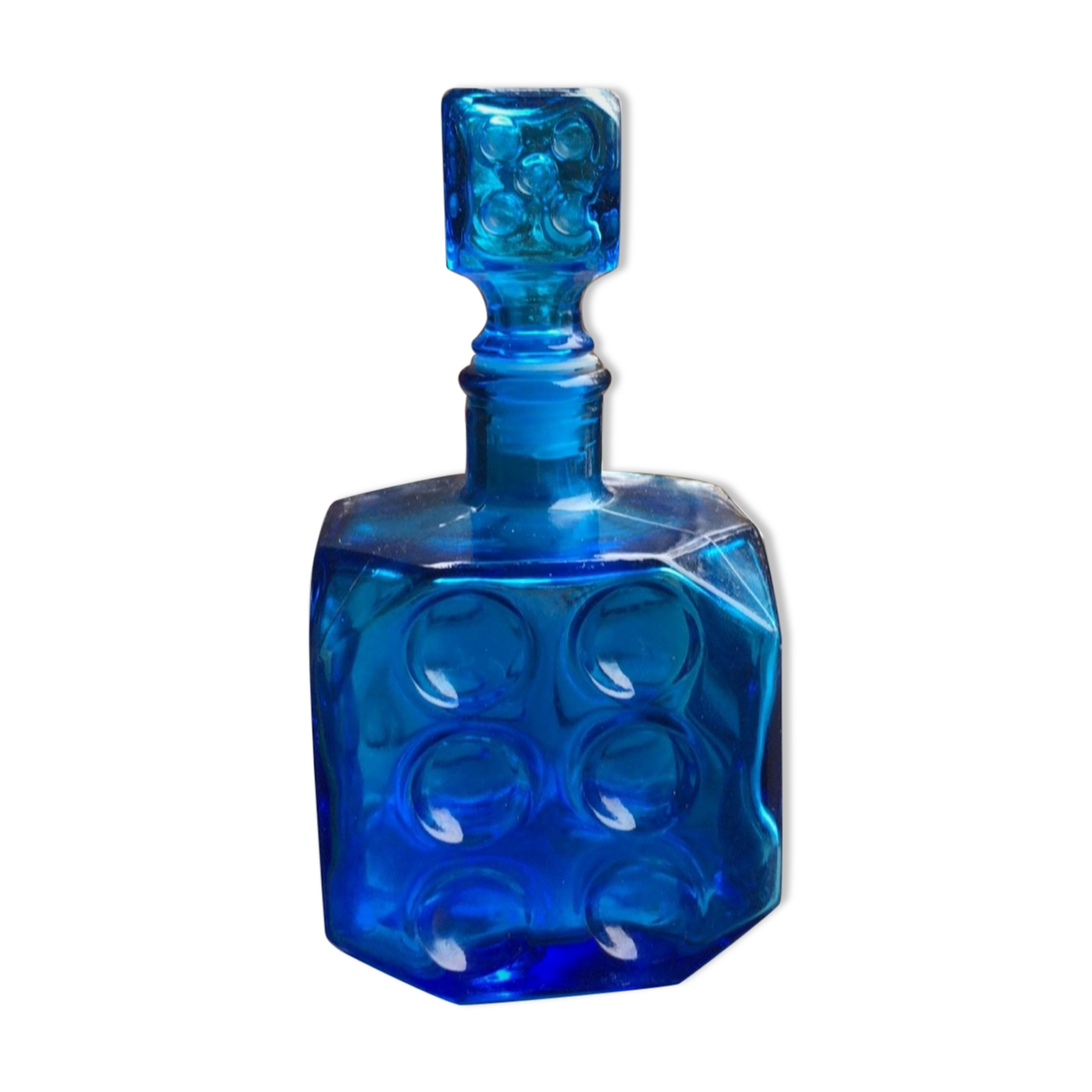 Blue carafe