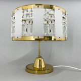 Lampe de table en laiton de la verrerie Novy Bydzov, Tchécoslovaquie, 1970