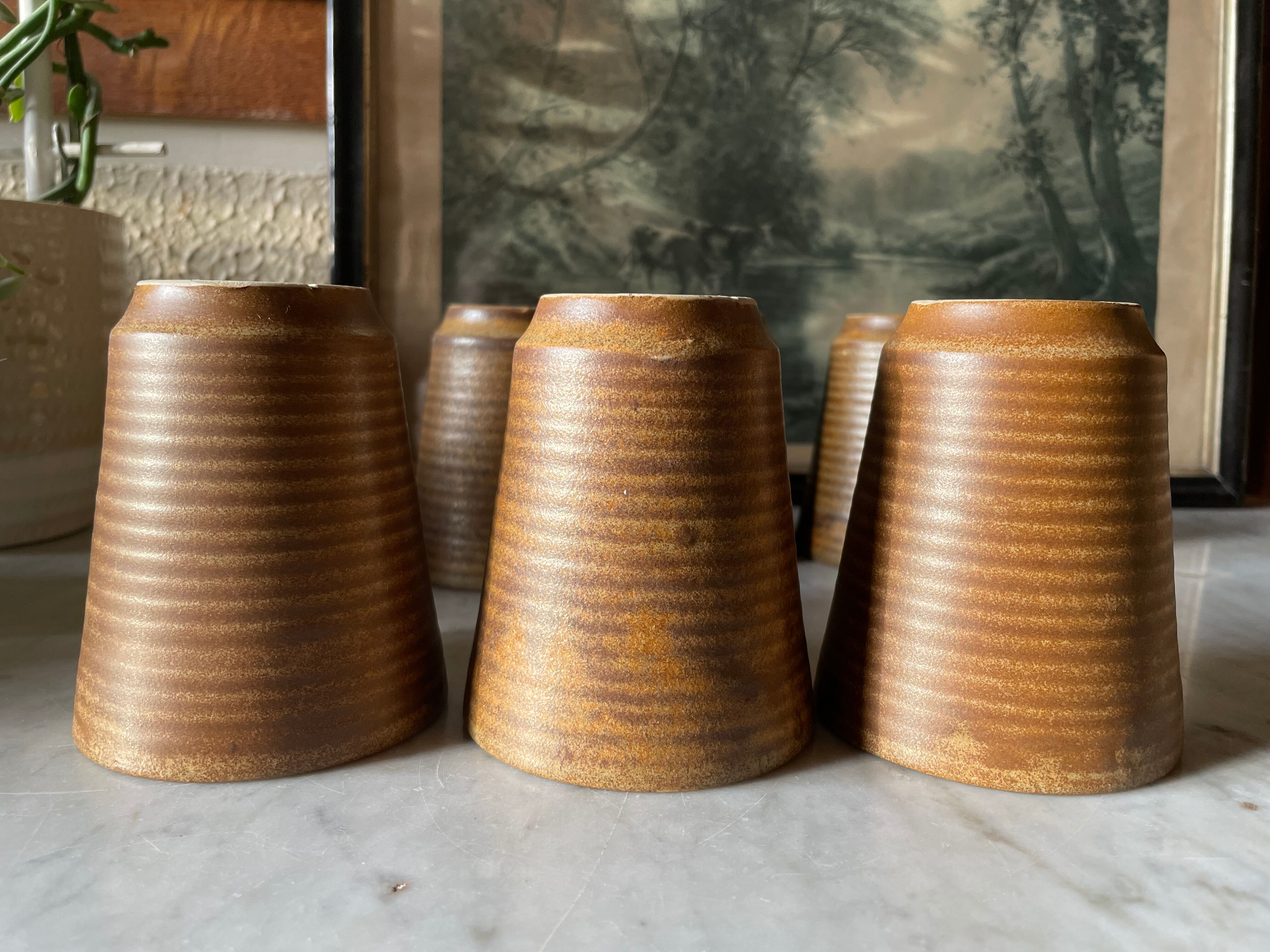 Sandstone cups