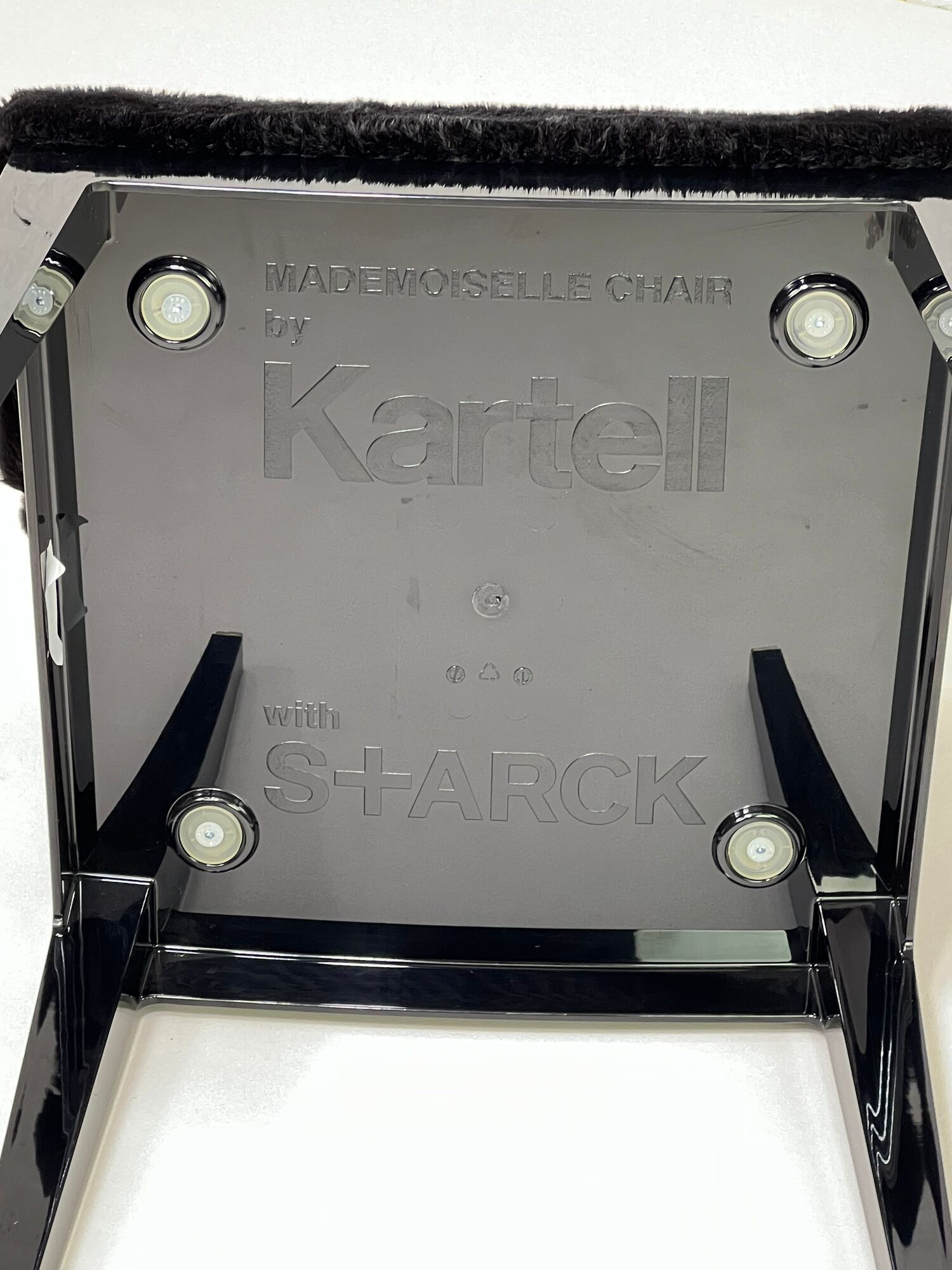 Pair of armchairs Mademoiselle Kravitz design Philippe Starck for Kartell