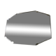 Beveled art deco mirror