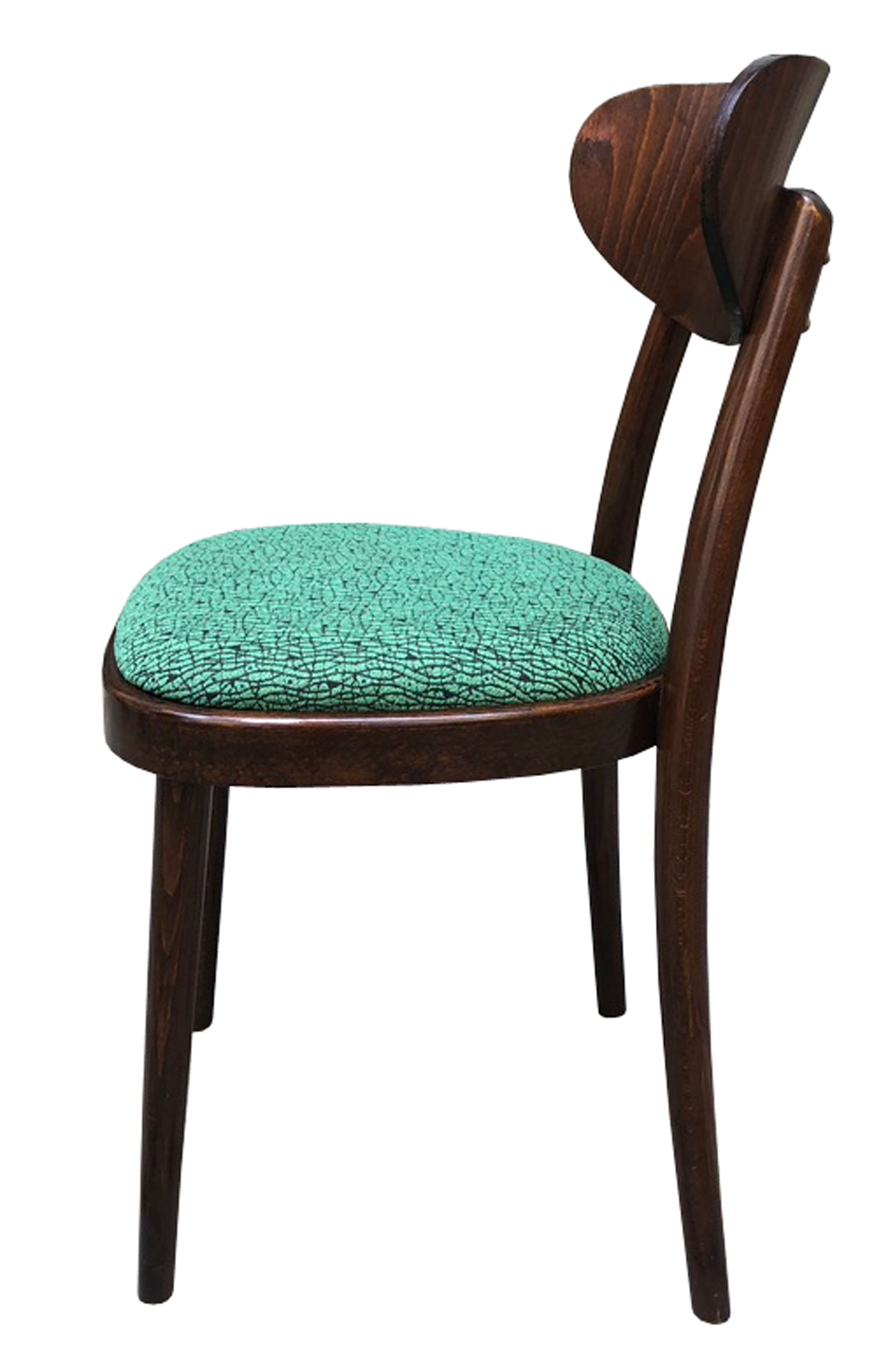 Set of Four 1960's Mid Century Dining Chair by TON