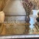 Plateau en laiton vintage