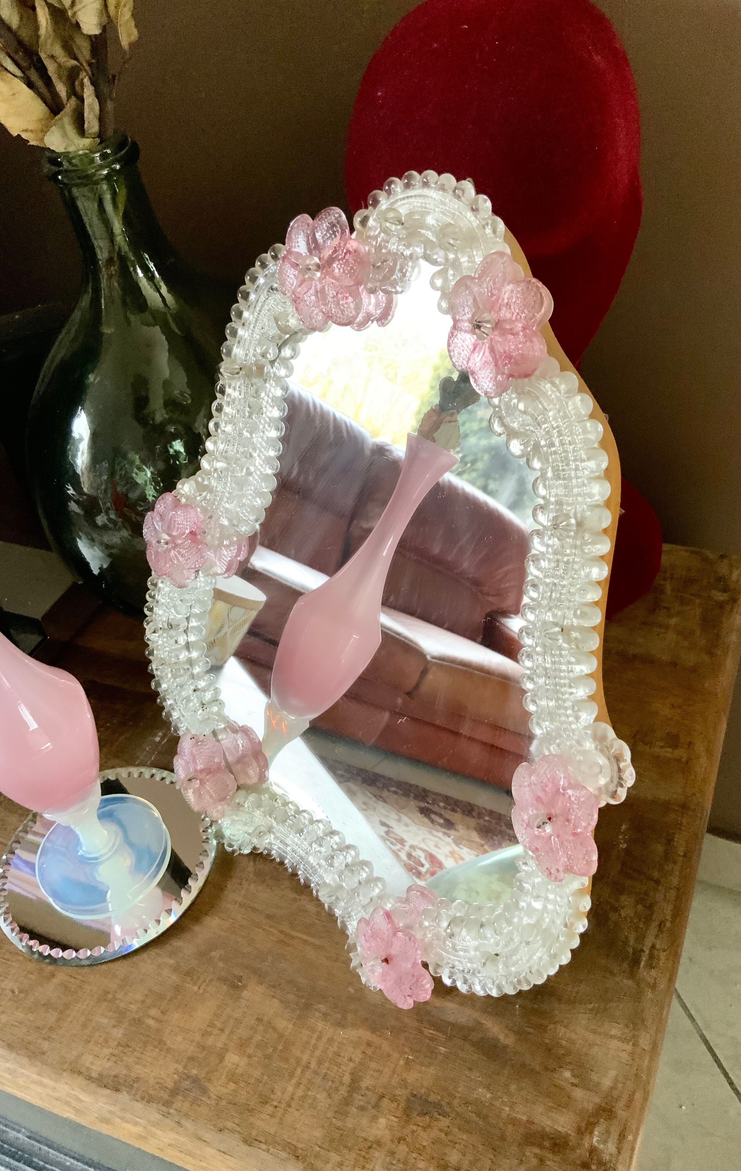 Venetian easel mirror murano