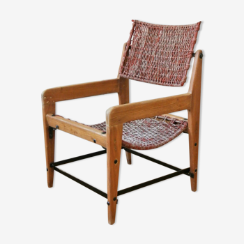 Modernist rope armchair