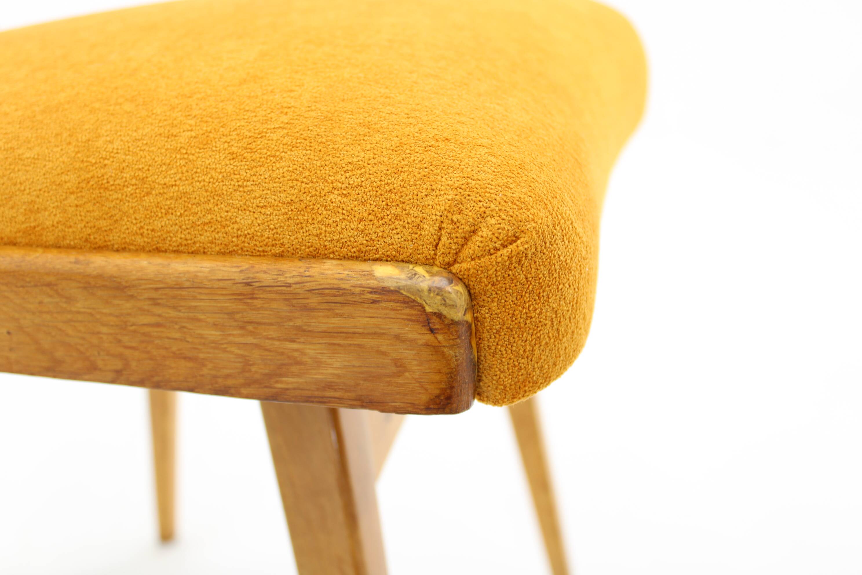 1960s Antonin Suman Oak Chair, Set of Three