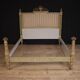 Lacquered Italian double bed in the Louis XVI style from the 20th century