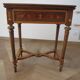 Rare - portfolio game table in marquetry and decorative bronze - Louis XVI style - Early 1900