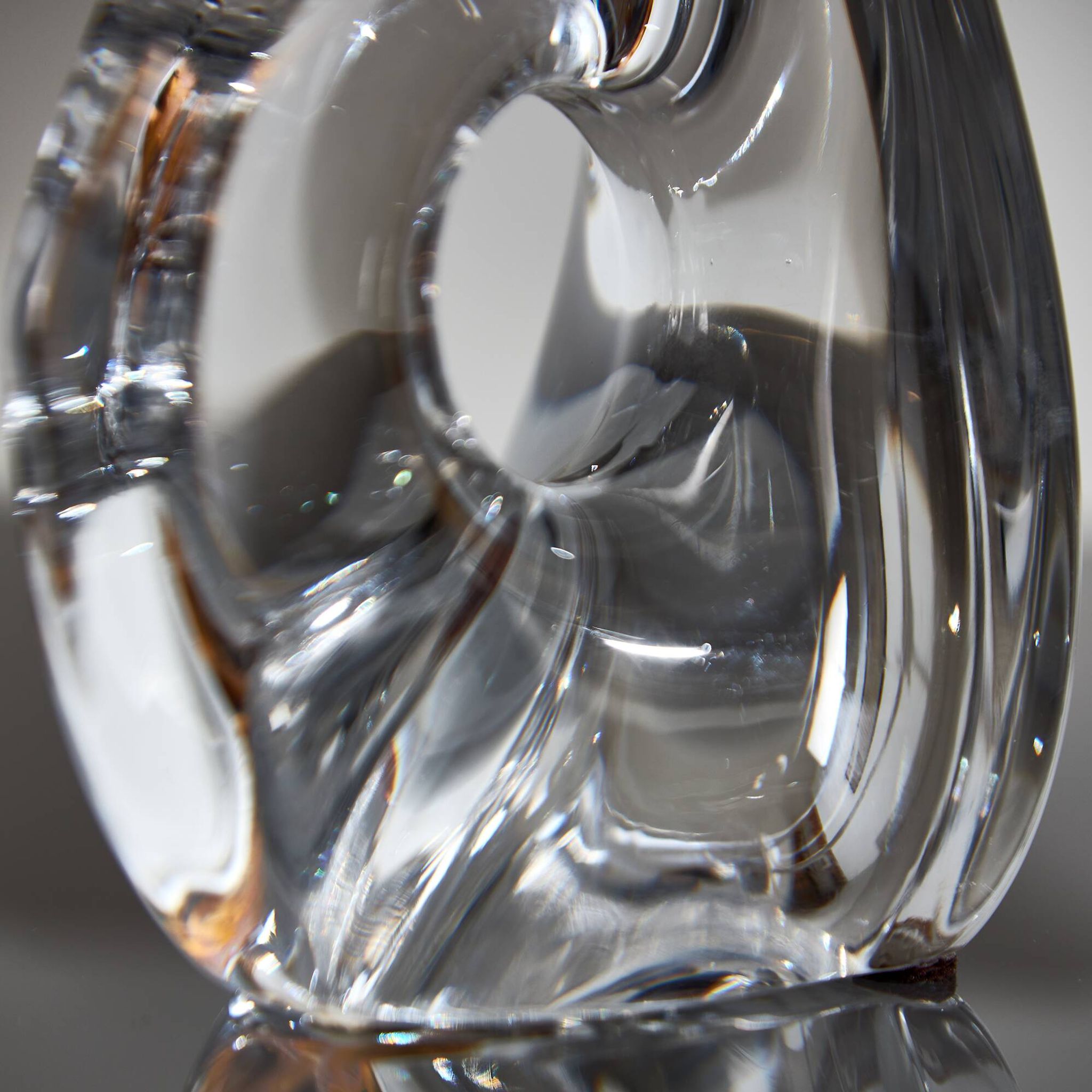 Lampe de table en cristal français par daum (mk10261)