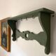 Vintage wall kitchen shelf