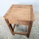 Wooden shoeshiner stool