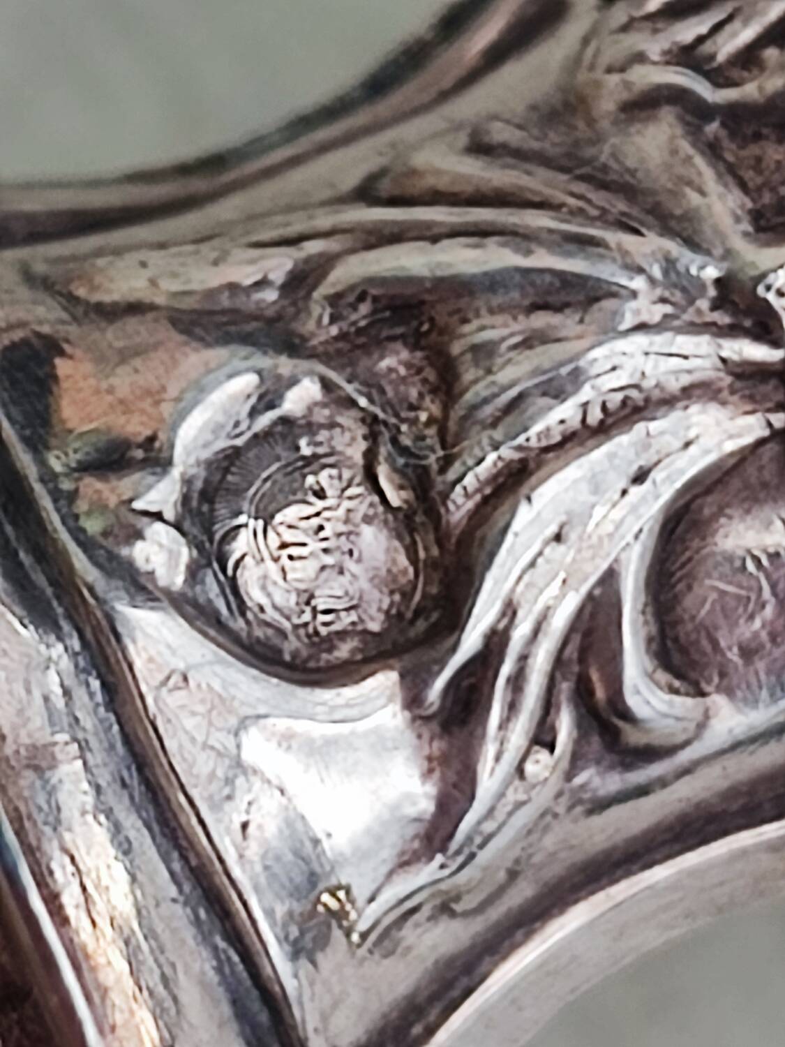 Sterling silver and ivorine salad servers