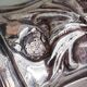 Sterling silver and ivorine salad servers
