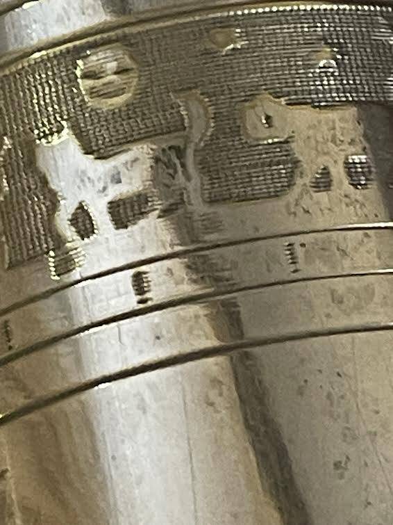 Petit vase argenterie poiçonnée