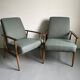 Vintage Mid-Century Armchairs: H.Lis 300-190 Restored Pair